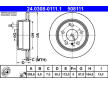 Brzdový kotouč ATE 24.0308-0111.1