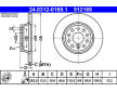 Brzdový kotouč ATE 24.0312-0169.1
