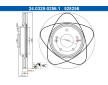 Brzdový kotúč ATE 24.0328-0256.1