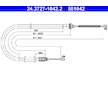 Tažné lanko, parkovací brzda ATE 24.3727-1042.2