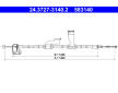 Tažné lanko, parkovací brzda ATE 24.3727-3140.2