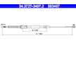 Tažné lanko, parkovací brzda ATE 24.3727-3407.2