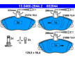 Sada brzdových destiček, kotoučová brzda ATE 13.0460-2844.2