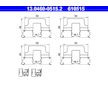 Sada prislusenstvi, oblozeni kotoucove brzdy ATE 13.0460-0515.2