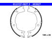 Sada brzdových čelistí, parkovací brzda ATE 03.0137-3027.2