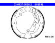 Sada brzdových čelistí, parkovací brzda ATE 03.0137-3036.2