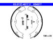 Sada brzdových čelistí, parkovací brzda ATE 03.0137-4017.2