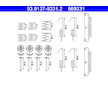 Sada příslušenství, parkovací brzdové čelisti ATE 03.0137-9331.2