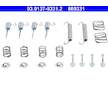 Sada příslušenství, parkovací brzdové čelisti ATE 03.0137-9331.2