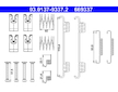 Sada prislusenstvi, parkovaci brzdove celisti ATE 03.0137-9337.2
