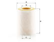 Vzduchový filter MANN-FILTER C 1036/2