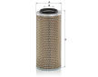 Vzduchový filter MANN-FILTER C 15 165/7