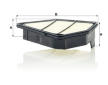 Vzduchový filter MANN-FILTER C 25 028