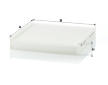 filtr vzduchu kabiny MANN CU 2245