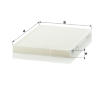 filtr vzduchu kabiny MANN CU 2620