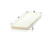 Filtr, vzduch v interiéru MANN-FILTER CU 4033