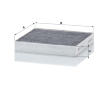 Filtr, vzduch v interiéru MANN-FILTER CUK 18 009