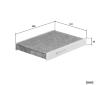 Filtr, vzduch v interiéru MANN-FILTER CUK 25 038