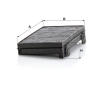 Filtr, vzduch v interiéru MANN-FILTER CUK 26 018