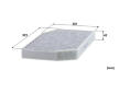 Filtr, vzduch v interiéru MANN-FILTER CUK 38 004