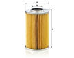 Filtr, pracovní hydraulika MANN-FILTER H 12 010