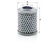 Filtr, pracovní hydraulika MANN-FILTER H 61