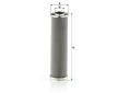 Filtr, pracovní hydraulika MANN-FILTER HD 1066/1