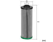 Filtr, pracovní hydraulika MANN-FILTER HD 12 003 x
