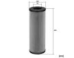Filtr, pracovní hydraulika MANN-FILTER HD 14 004