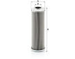 Filtr, pracovní hydraulika MANN-FILTER HD 613/1