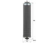 Filtr, pracovní hydraulika MANN-FILTER HD 7022 x