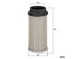 Filtr, pracovní hydraulika MANN-FILTER HD 9024