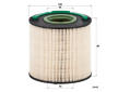 Palivový filtr MANN-FILTER PU 1040 x