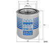 Vysoušecí patrona vzduchu, pneumatický systém MANN-FILTER TB 1394/6 x
