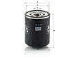 Olejový filtr MANN-FILTER W 1140/5