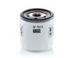 Olejový filtr MANN-FILTER W 7015