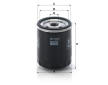 Olejový filtr MANN-FILTER W 7020
