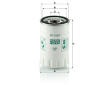 Olejový filter MANN-FILTER W 719/7