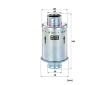 Filtr, pracovní hydraulika MANN-FILTER W 76/1