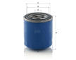 Olejový filter MANN-FILTER W 8017