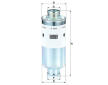 Olejový filtr MANN-FILTER W 8033