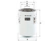 Filtr, pracovní hydraulika MANN-FILTER WD 10 014