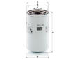 Filtr, pracovní hydraulika MANN-FILTER WD 11 002