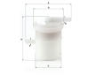filtr paliva MANN WK 42/81