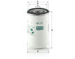 Palivový filter MANN-FILTER WK 723