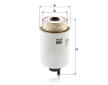 Palivový filter MANN-FILTER WK 8140