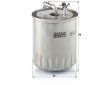 filtr paliva MANN WK 822/3