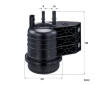 Palivový filter MANN-FILTER WK 9078