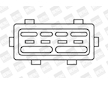 Zapalovací cívka BorgWarner (BERU) ZS344