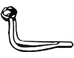 Výfuková trubka WALKER 04633